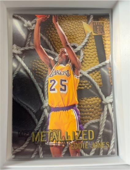 1996-97 Fleer Metal #127 Eddie Jones — front
