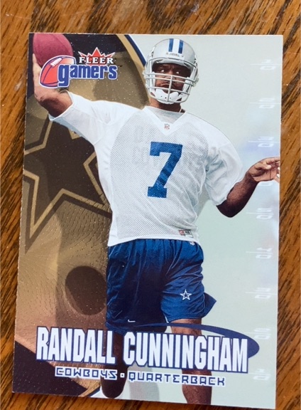 2000 Fleer Gamers #75 Randall Cunningham — front