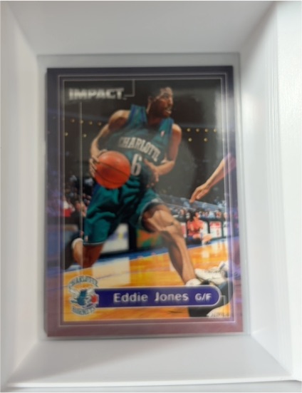 1999-00 SkyBox Impact #80 Eddie Jones — front