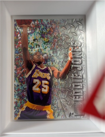 1996-97 Fleer Metal #49 Eddie Jones — front