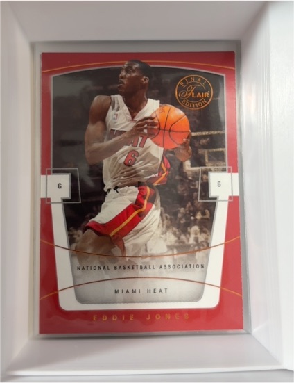 2003-04 Fleer Flair Final Edition #9 Eddie Jones — front