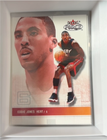 2001-02 Fleer Force #11 Eddie Jones — front