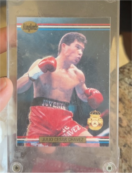 1991 Ringlords #31 Julio Cesar Chavez — front