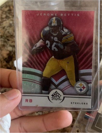 2005 Upper Deck Reflections #76 Jerome Bettis — front