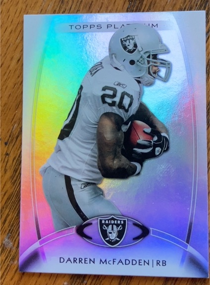 2012 Topps Platinum #14 Darren McFadden — front