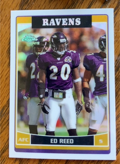 2006 Topps Chrome #111 Ed Reed — front