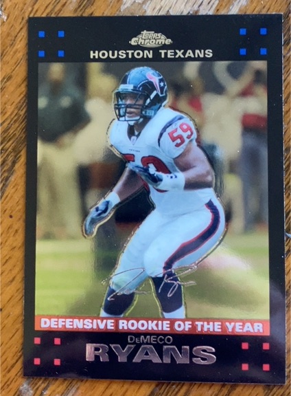 2007 Topps Chrome #TC160 DeMeco Ryans — front