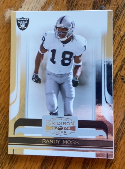 2006 Donruss Gridiron Gear #75 Randy Moss — front