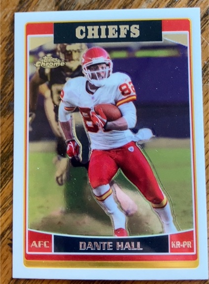 2006 Topps Chrome #119 Dante Hall — front