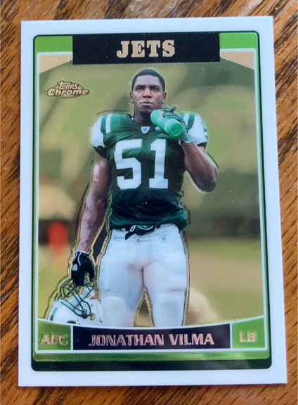 2006 Topps Chrome #1 Jonathan Vilma — front