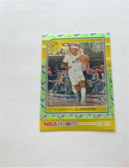 2024-25 Panini NBA Hoops Haunted Hoops #173 Jordan Clarkson — front