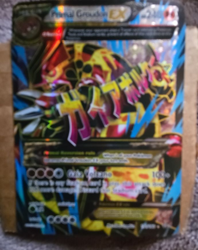2015 Pokémon Primal Clash #151 Primal Groudon EX — front