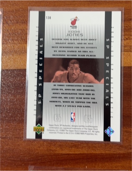 1995-96 Upper Deck Special Edition #SE18 Popeye Jones — front