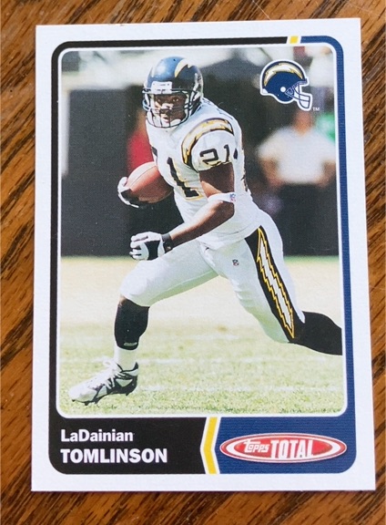 2003 Topps Total #250 LaDainian Tomlinson — front