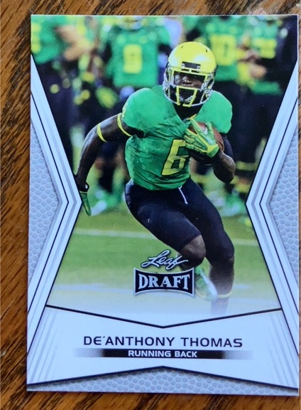 2014 Leaf Draft #DAT De'Anthony Thomas — front