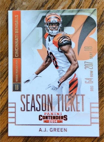 2014 Panini Contenders #10 A.J. Green — front