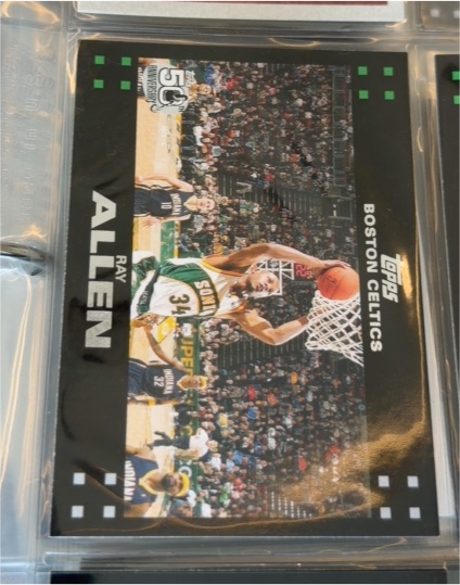 2007-08 Topps #9 Ray Allen — front