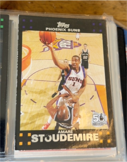2007 Topps #1 Amar'e Stoudemire — front