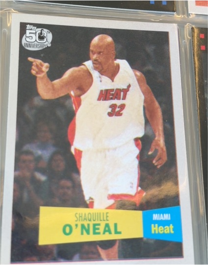 2007-08 Topps 50th Anniversary 1957-58 Variations #32 Shaquille O'Neal — front