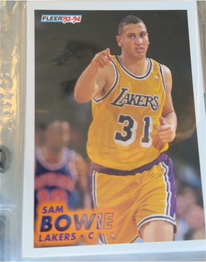 1993-94 Fleer #311 Sam Bowie — front