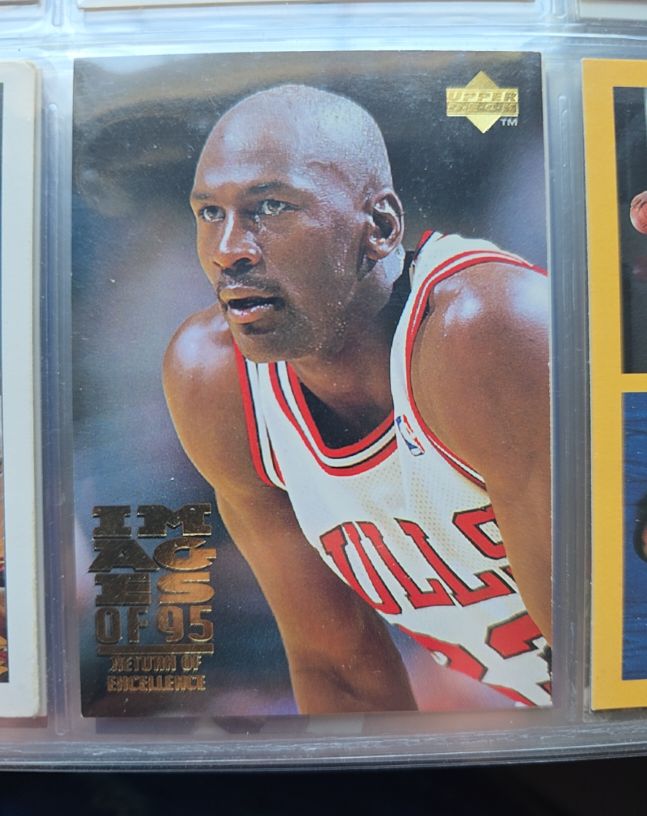 1995-96 Upper Deck #335 Michael Jordan Return of Excellence — front