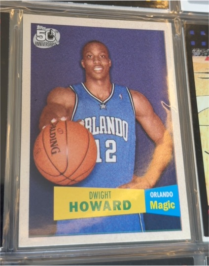 2007-08 Topps #14 Dwight Howard 1957-58 Variation — front