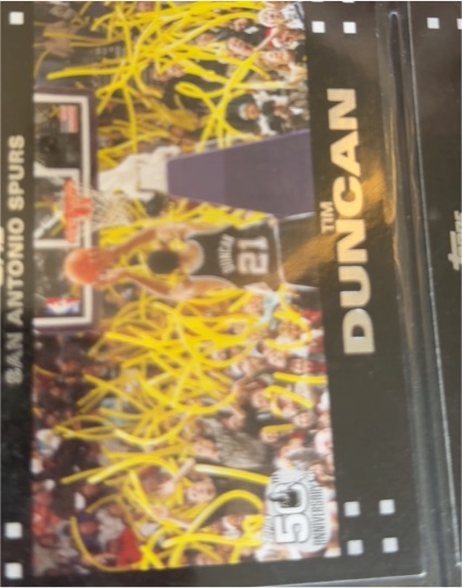 2007 Topps #21 Tim Duncan — front