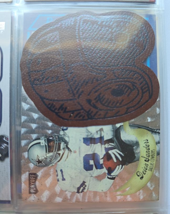 1995 Playoff Absolute Pigskin Deion Sanders Dallas Cowboys — front