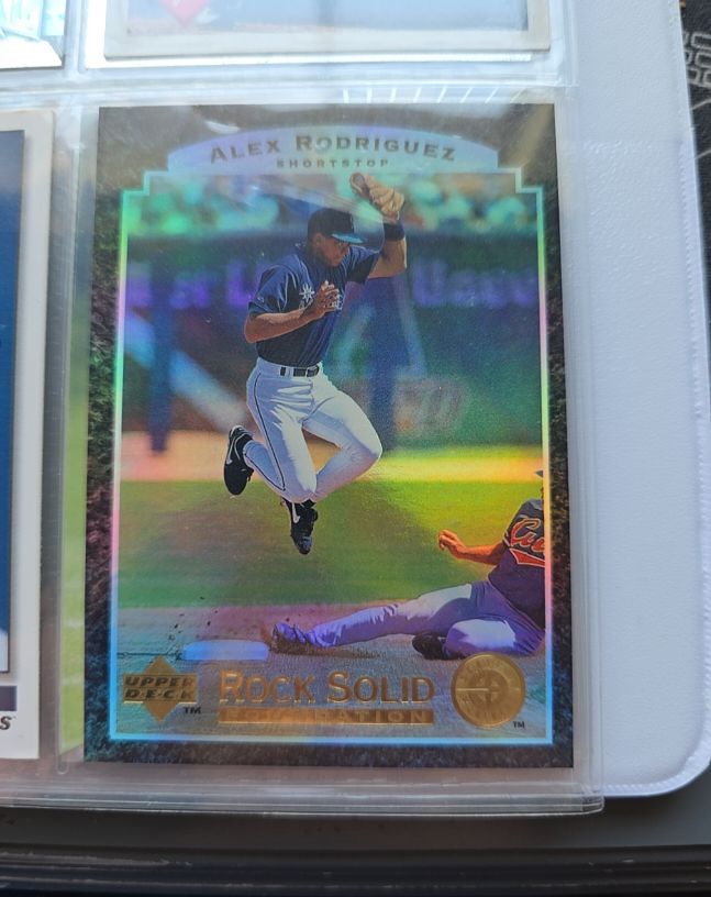 1997 Upper Deck Rock Solid Foundation #RS1 Alex Rodriguez — front