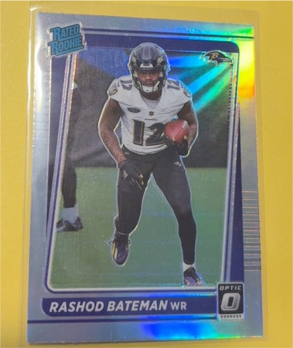 2021 Panini Donruss Optic #210 Rashod Bateman — front