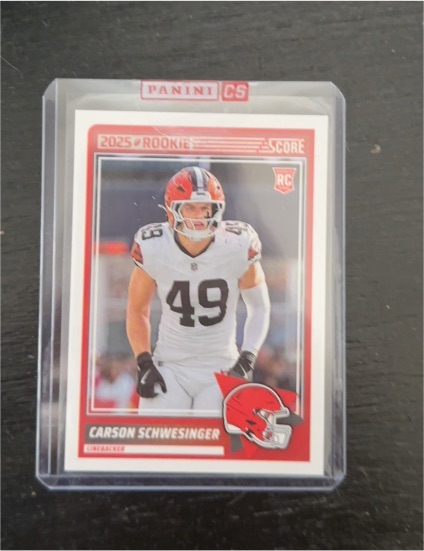 2025 Panini Score #102 Carson Schwesinger — front