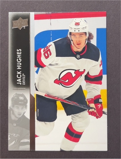 2021-22 Upper Deck #110 Jack Hughes — front