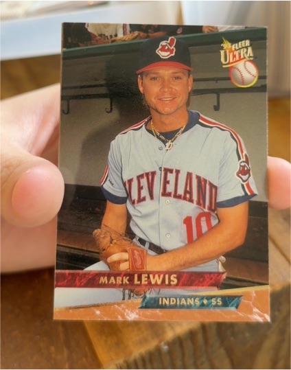 1993 Fleer Ultra #186 Mark Lewis — front