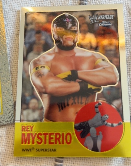 2007 Topps Heritage Chrome II #45 Rey Mysterio — front