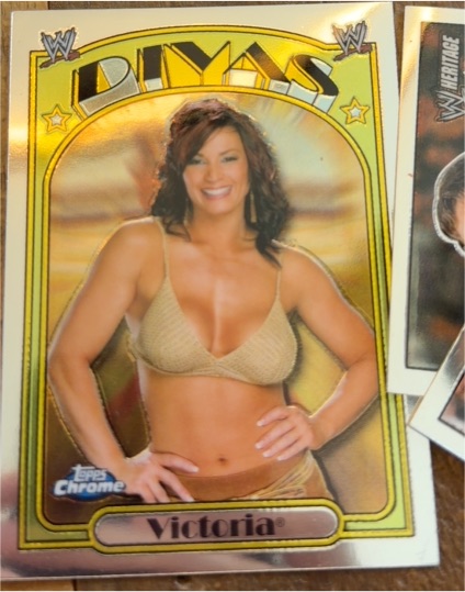 2006 Topps Chrome Heritage II WWE #66 Victoria — front