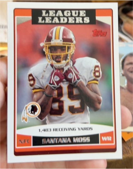 2006 Topps #284 Santana Moss — front