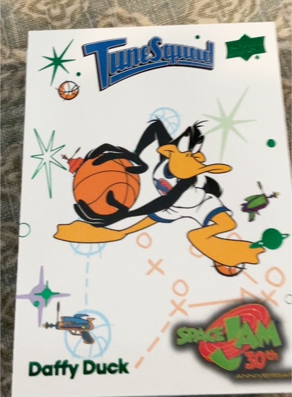 2026 Upper Deck Space Jam 30th Anniversary #1 Daffy Duck — front