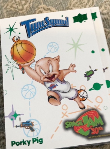 2026 Upper Deck Space Jam 30th Anniversary #3 Porky Pig — front
