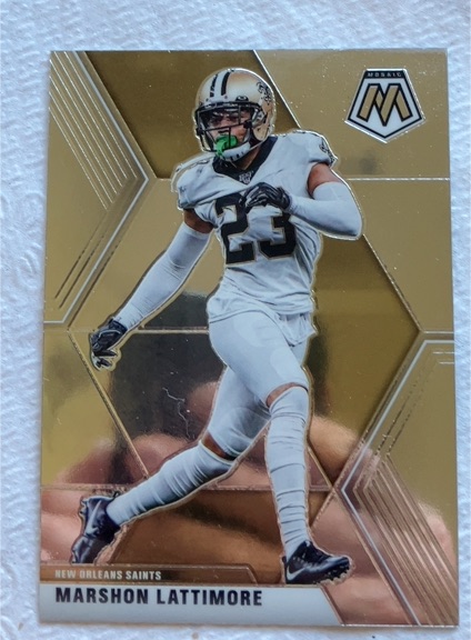 2020 Panini Mosaic #148 Marshon Lattimore — front