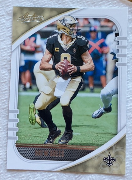 2020 Panini Absolute #72 Drew Brees — front