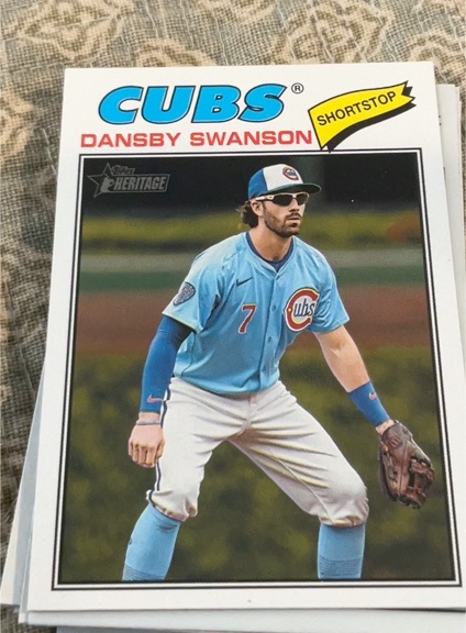 2026 Topps Heritage #97 Dansby Swanson — front