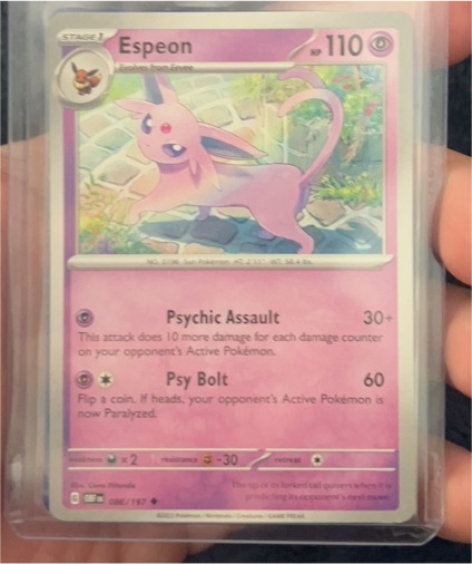 2025 Pokémon #033 Espeon — front