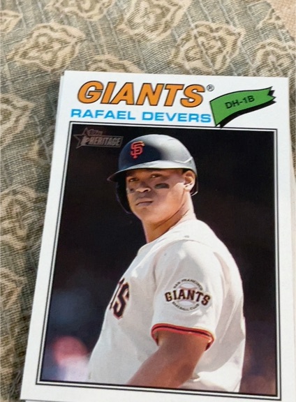 2026 Topps Heritage #62 Rafael Devers — front