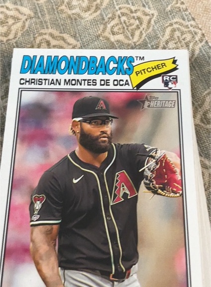 2026 Topps Heritage #205 Christian Montes De Oca — front