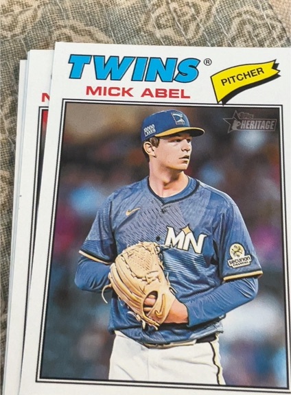 2026 Topps Heritage #292 Mick Abel — front