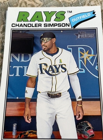 2026 Topps Heritage #58 Chandler Simpson — front