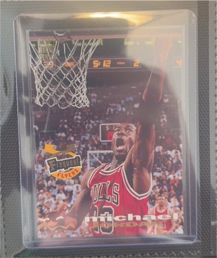 1993-94 Topps Stadium Club #181 Michael Jordan Frequent Flyers — front