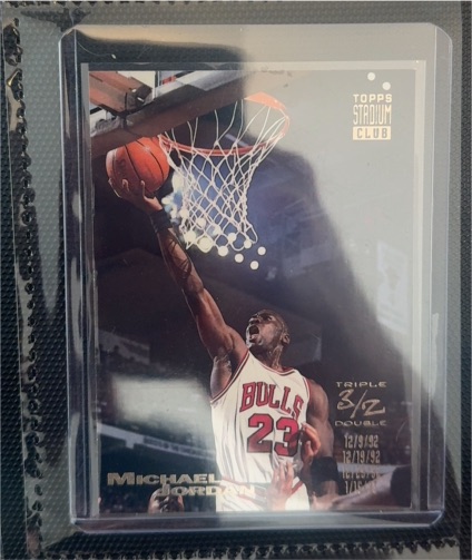 1993-94 Topps Stadium Club #1 Michael Jordan Triple Double — front