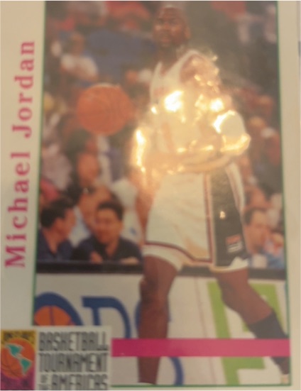 1992-93 SkyBox NBA Hoops #341 Michael Jordan Team USA Tournament of the Americas — front