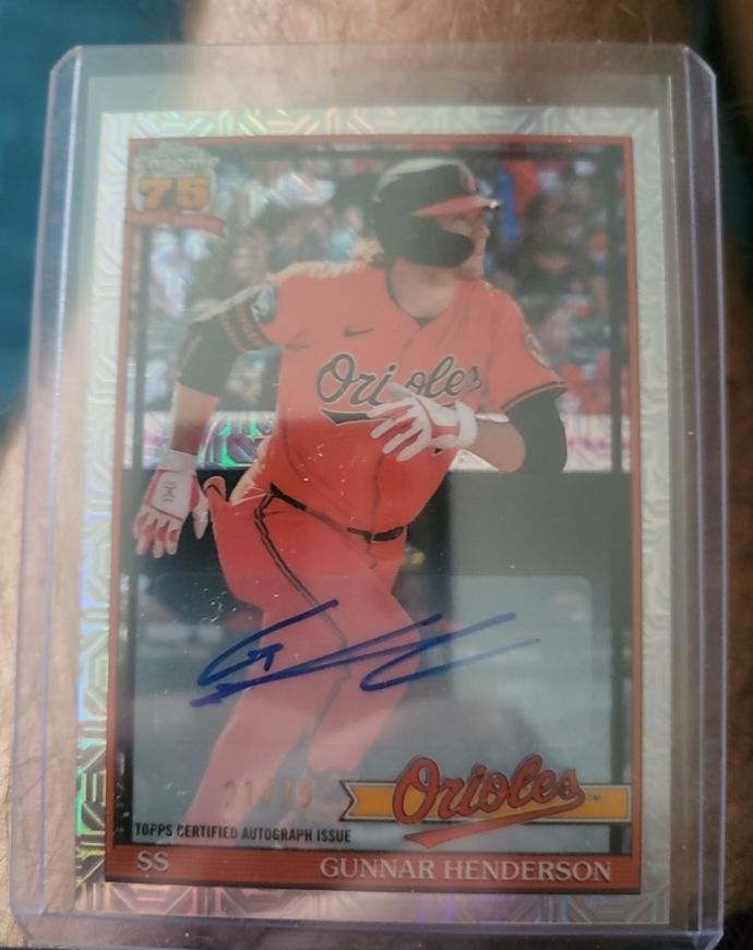 2026 Topps Series 1 1991 Mojo Refractor #91C-16 Gunnar Henderson — front